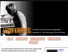Tablet Screenshot of larryknechtel.com